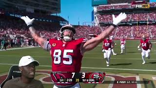 REACTING TO Arizona Cardinals vs San Francisco 49ers Game Highlights  NFL 2024 [upl. by Ettevram]