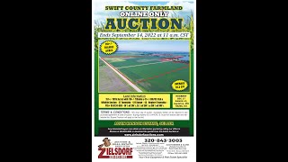 ALVIN HANSON ESTATE SWIFT COUNTY FARM LAND ONLINE ONLY AUCTION 100 TILLABLE ACRES [upl. by Thorn534]