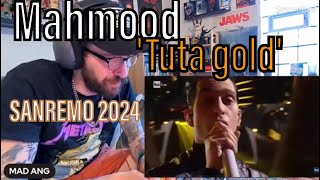 METALHEAD REACTS Mahmood  Tuta gold sanremo 2024 [upl. by Benildas492]