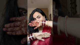 Glam look✨ karwachauth grwm festivevibes sareelove [upl. by Harlene]