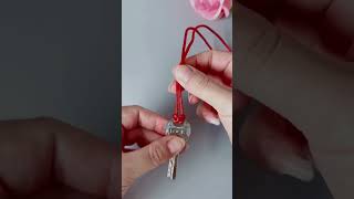 Keys tied like this are beautiful and practical Knots key pendants practical knots [upl. by Stelmach]