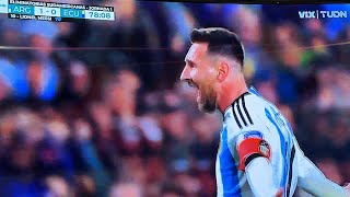 GOL DE MESSI HOY TIRO LIBRE ARGENTINA VS ECUADOR GOL HOY [upl. by Anitsahs]