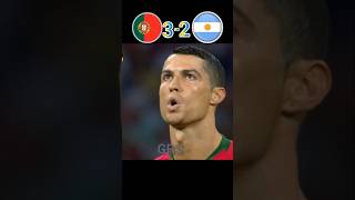 Portugal vs Argentina  Football ki Best Moment footballshortvideoshortscr7messironaldosoccer [upl. by Eitnom292]