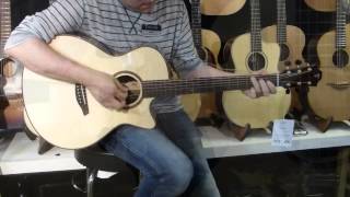 Furch G2014 LO cutaway Limited Edition acoustic guitar demo [upl. by Lebasiram145]