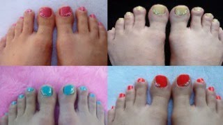 Unhas dos pés decoradas [upl. by Nepsa766]