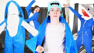 WE CAUGHT OUR BROTHER DOING THE BABY SHARK DANCE Embarrassing [upl. by Eetnwahs]