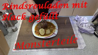 Rindsrouladen mit Hack gefüllt  Der Grilljunky 635 [upl. by Jereld]