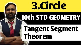 10th GEOMETRY3CIRCLE Tangent Segment Theorem  PRADEEP GIRI SIR [upl. by Horbal385]