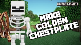 How to Make Golden Chestplate in Minecraft 2024 [upl. by Primo971]