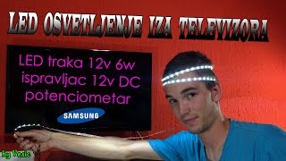 Postavljanje LED trake iza televizora [upl. by Cartwright97]