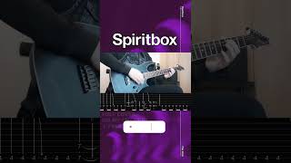 SPIRITBOX  The Void Guitar Cover  TAB shorts [upl. by Aspia]