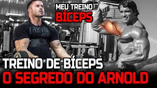 O SEGREDO DO ARNOLD  TREINO DE BÍCEPS [upl. by Bowler]