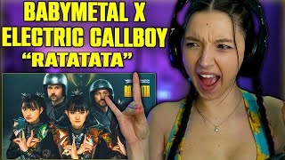 BABYMETAL x Electric Callboy  RATATATA  FIRST TIME REACTION OFFICIAL VIDEO [upl. by Darleen]