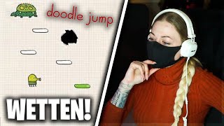 IST NATALIE SÜCHTIG 😱 DOODLE JUMP WETTEN GEGEN MOJI 💸  Knattercrew  Stream Highlights [upl. by Tijnar]