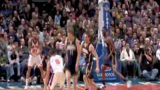 Dunk of the Night 01032010 Danillo Gallinari Monster OneHanded Slam vs Pacers [upl. by Corkhill86]