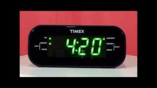 Timex T231G Large Display Dual Alarm Clock Radio [upl. by Pattani230]