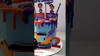 Blippi and meekah cake customizedcake cakedecorating blippi meekah [upl. by Netti76]