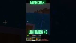 Minecraft Lightning x2 minecraft gaming games [upl. by Crissy376]