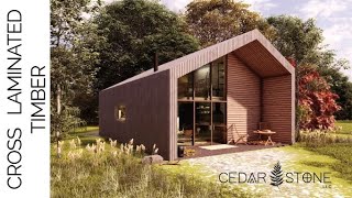 CedarStone Home  CLT Tiny House [upl. by Murrell]