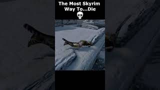 The Most Skyrim Way ToDie 💀 skyrim skyrimanniversary elderscrolls shortsviral [upl. by Godfrey]