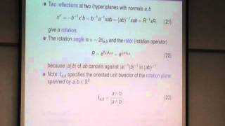 Tutorial 2 on Cliffords Geometric Algebra [upl. by Alegnat]