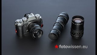 Billige Objektive für Fujifilm XSystem Kameras  preiswerte Alternativen mit M42 und Canon EF [upl. by Jovitta]