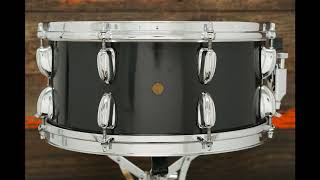 Custom 65x14quot Concert Snare Drum  Black Painted Finish [upl. by Siryt]