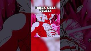 Frieza shot Vegeta to shut him up 🥶 dragonball dragonballz dbz [upl. by Admama]