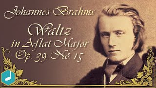 Johannes Brahms  Waltz in Aflat Major Op 39 No 15 [upl. by Aimal512]