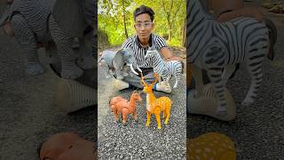 4 Big and Small Remote Control Animals Unboxing horse deer elephane🔥 [upl. by Loise]