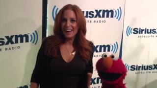 siriusxms quotJust Jennyquot host jenny hutt and elmo dance gangnam style 92412 wwwjustjennycom [upl. by Alleb]