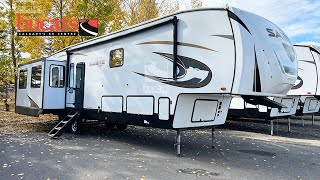 Huge Front Bathroom  Half Bath 2023 Forest River Sabre Cobalt 38RLH Fifth Wheel [upl. by Kassab]