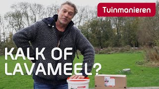 Kalk of lavameel wat wanneer en waarom  Bodemleven  Tuinmanieren [upl. by Akcirahs22]