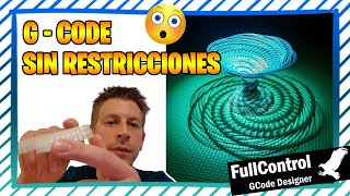 Genera GCODE sin límites para tu IMPRESORA 3D 😱 FullControl Gcode Designer [upl. by Kenna]