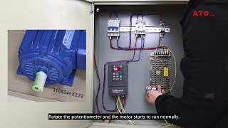 How to control VFD frequency with a speed potentiometer [upl. by Ringsmuth]