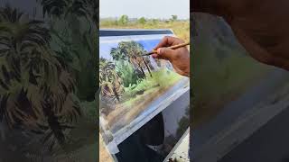 plein Air watercolor in nature [upl. by Colb]