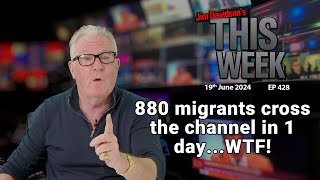 Jim Davidson  880 migrants cross the channel in 1 dayWTF [upl. by Daffie]