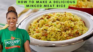 How to make a delicious minced meat rice  Zeelicious Foods [upl. by Natye]