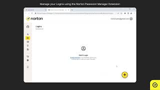 Manage Vault using Norton Password Manager Extension [upl. by Enywtna494]