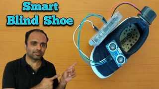 Smart Blind Shoe for the Visually Impaired  Obstacle Detection with Arduino Uno amp Ultrasonic Sensor [upl. by Haisa202]