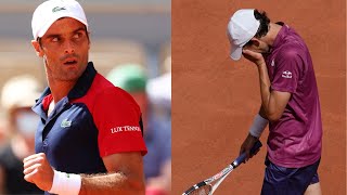 Pablo Andujar vs Dominic Thiem  The first upset at Roland Garros 2021 [upl. by Danila]