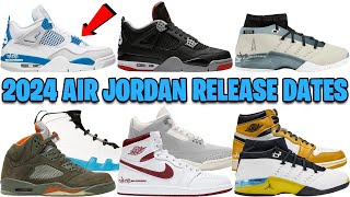 2024 AIR JORDAN RELEASE DATES GUIDE [upl. by Aleekat380]