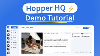 Easily manage your social media accounts with Hopper HQ Tutorial [upl. by Eiramanel]