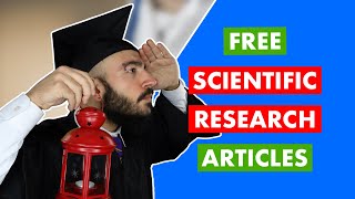 How to Get Scientific Research Articles for FREE [upl. by Daisy430]