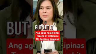 Matapang na pahayag ni VP Sarah Duterte duterte politicalissue shorts [upl. by Dirrej]