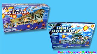 Ring Raiders Air Carrier Justice Skull Squadron Base Matchbox Commercial Retro Toys and Cartoons [upl. by Bowman]