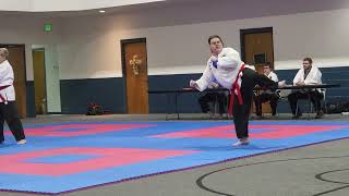 choong moo Taekwondo red belt form [upl. by Lydia614]