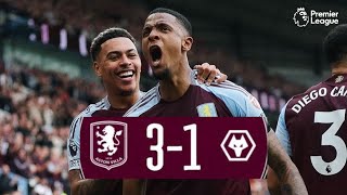 Aston Villa  Wolves Highlights Premier League [upl. by Frazier]