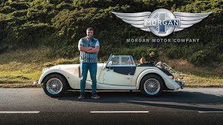 Getting behind the wheel of the timeless Morgan Plus 4  Road Review  Driven [upl. by Binni]