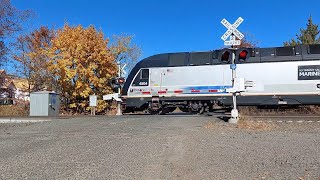 Raritan bound train zips across Quarry Lane [upl. by Inat]